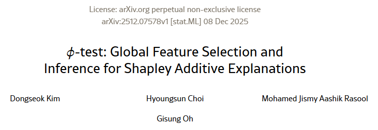 Φ检验：黑箱预测模型特征筛选和推断的新框架